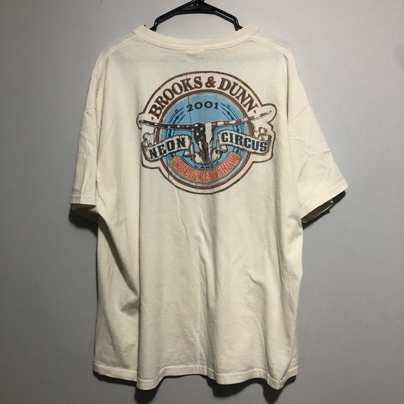 Vintage 2000 Brooks & Dunn Nitro Circus Shirt - Picture 4 of 6